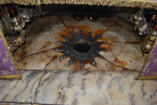 Bethlehem - Basilica of the Nativity - Star of the Nativity