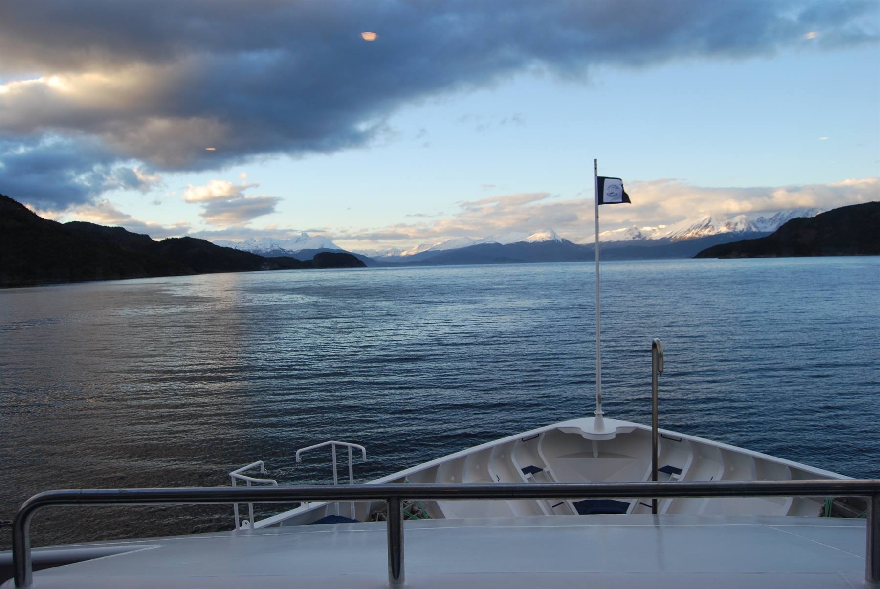 Towards the glaciers - Sunset