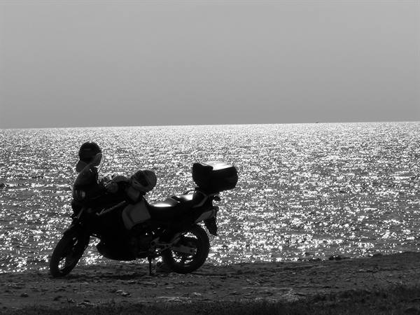 the crystal-clear sea of Gallipoli
