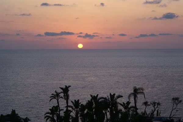sunset in ischia