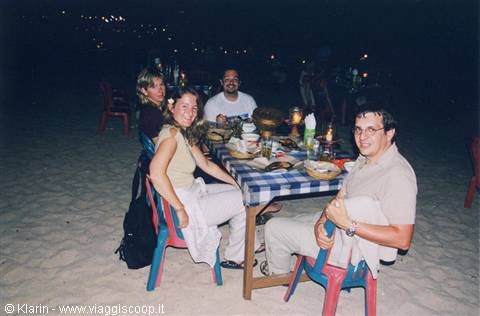 Grilled fish on Jimbaran beach