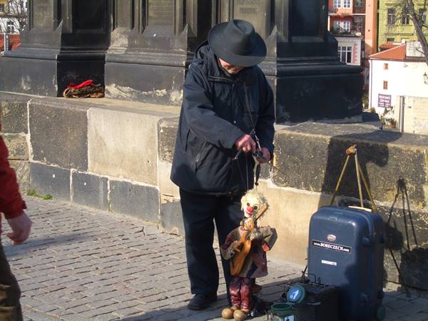 The puppet man
