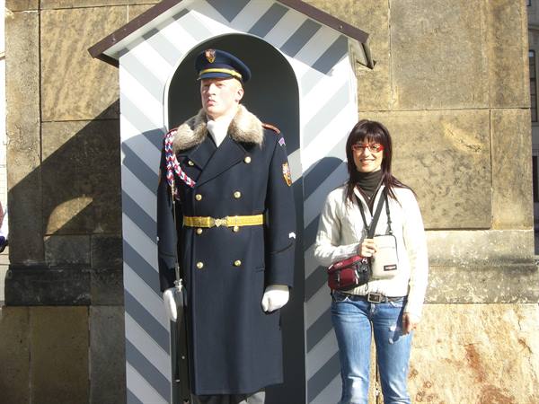 With the castle guard