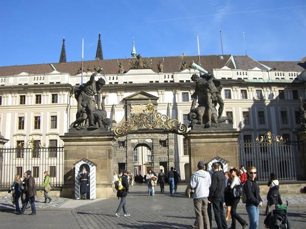 The castle entrance