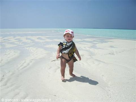 sara strolling on the sandbanks