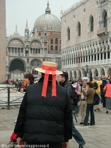 San Marco - The Basilica, the Doge's Palace and a Gondolier