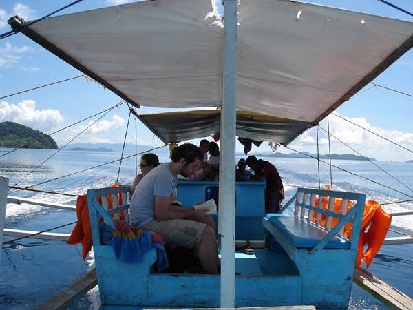 Banka from Coron to El Nido. Seven hours of travel