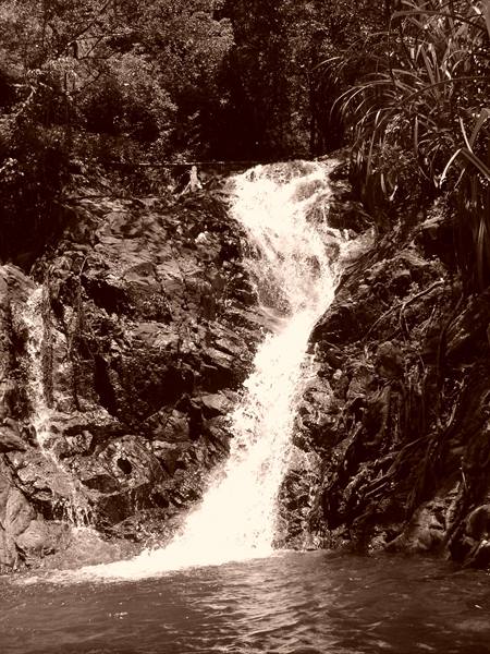 Waterfall inside Busuanga