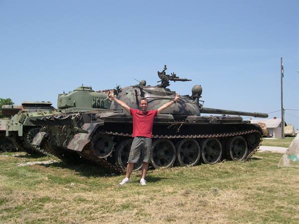 ARMORED CAR FROM THE WAR OF THE 90s THAT RAGED IN THE BALKANS