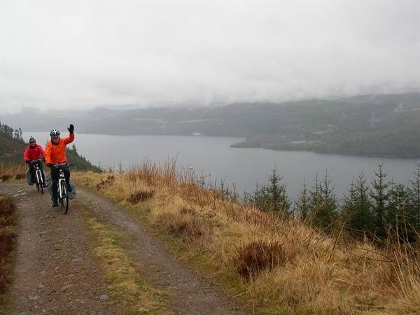 THE LOCH NESS LEG UNDER INCESSANT RAIN