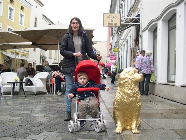OUR DOG IN PASSAU