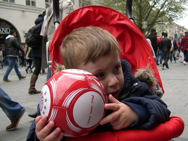 FEDERICO AND THE BAYERN MUNICH BALL