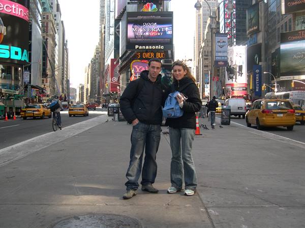 STROLLING THROUGH TIME SQUARE