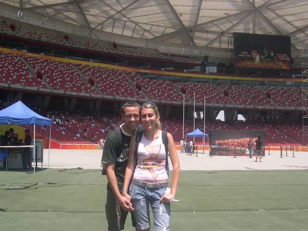 ON THE OLYMPIC LAWN