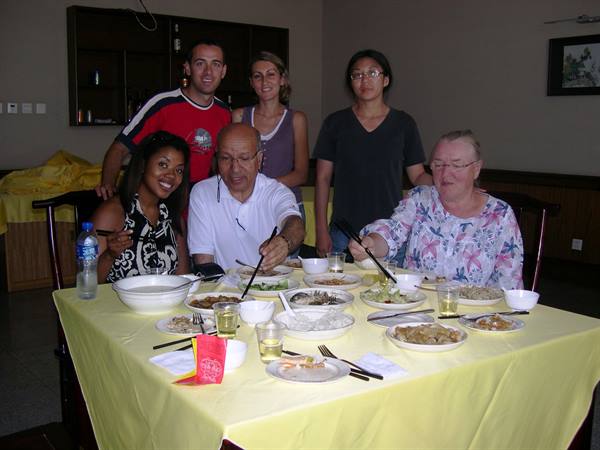 A TYPICAL CHINESE LUNCH . . .