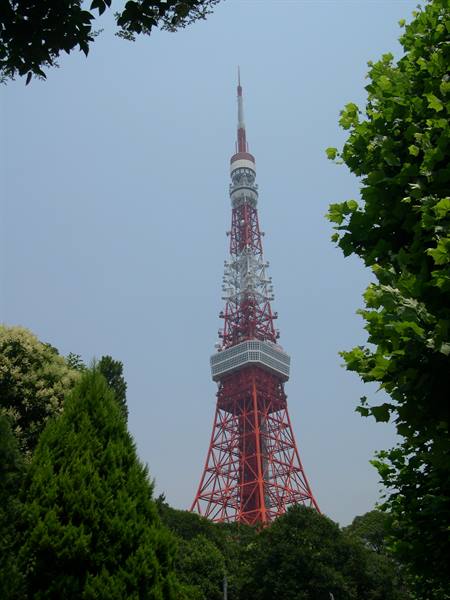 TALLER THAN THE EIFFEL TOWER . . . THE TOKYO TOWER .