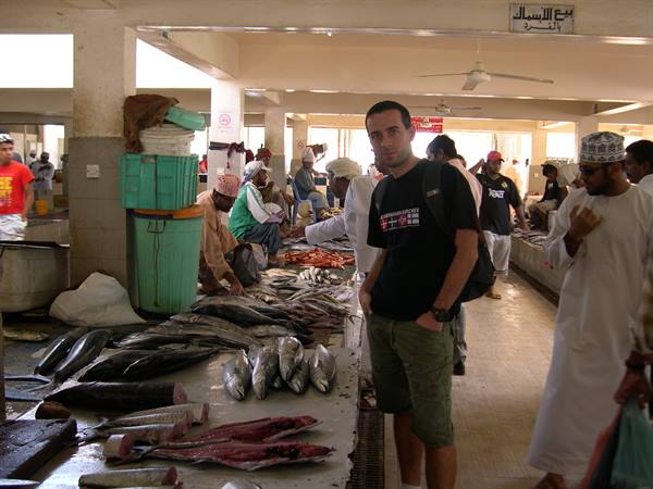 AT THE FISH MARKET . . .