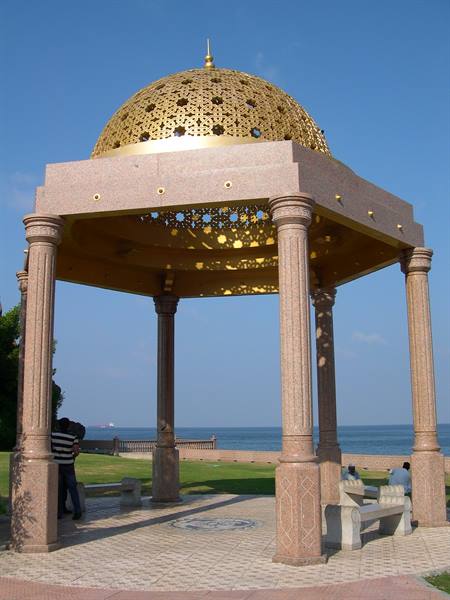 GOLDEN DOMES ON THE MUSCAT SEAFRONT