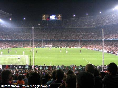Camp Nou ( Champions League match Barça . Chelsea)