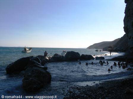 The open-air thermal baths...
