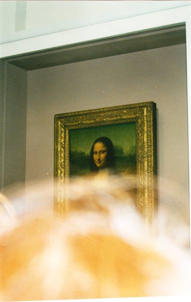 the Mona Lisa...in the Louvre