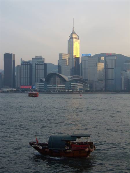 the island of Hong Kong