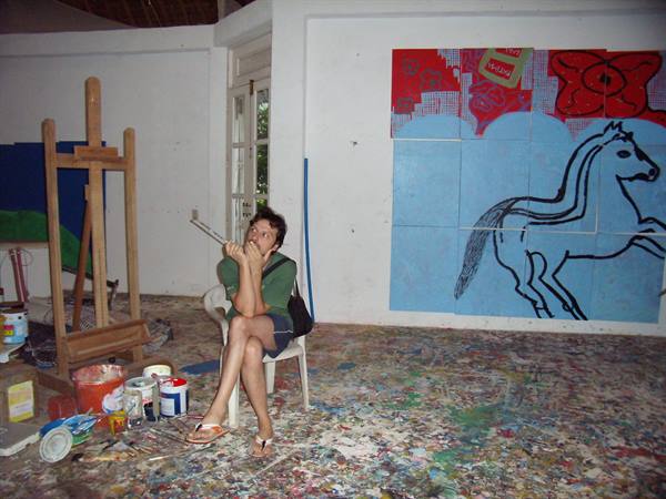 Puerto Galera - his studio