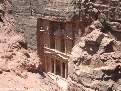  The Treasury from above