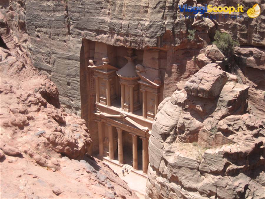 The Treasury from above