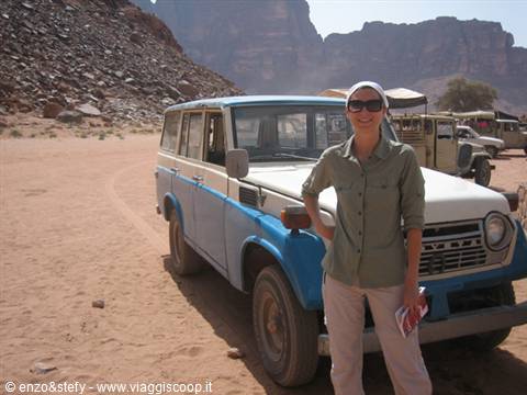 Stefy and the Jeep