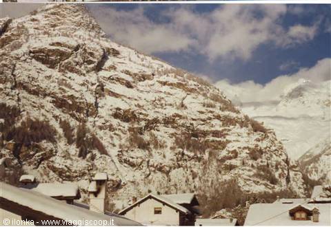 at the foot of Mont Blanc