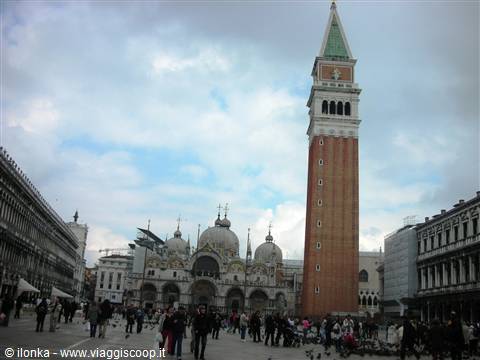 st mark's square with basilica and tower