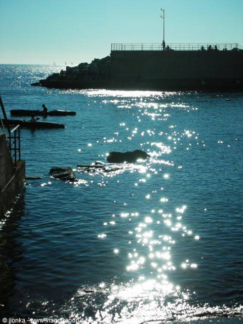 view of the port of nervi-sunny side