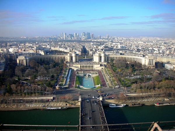 The Trocadero seen from the tower