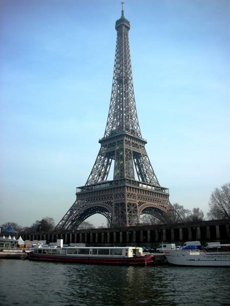 the tower from the seine