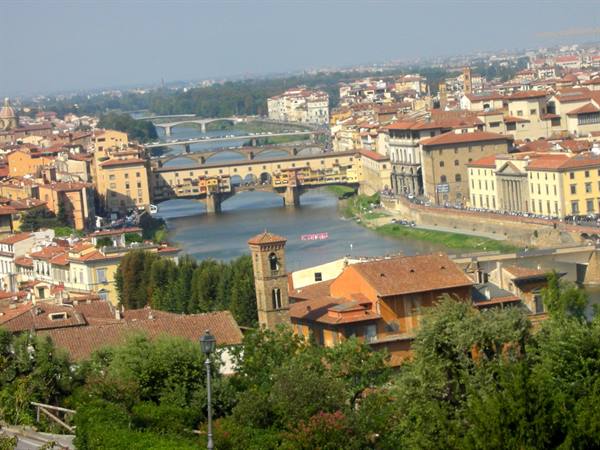ponte vecchio from p.zzle Michelangelo