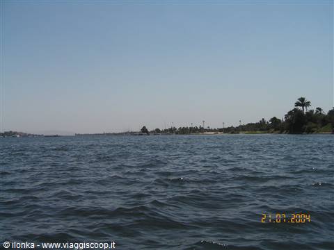 crossing the nile at luxor