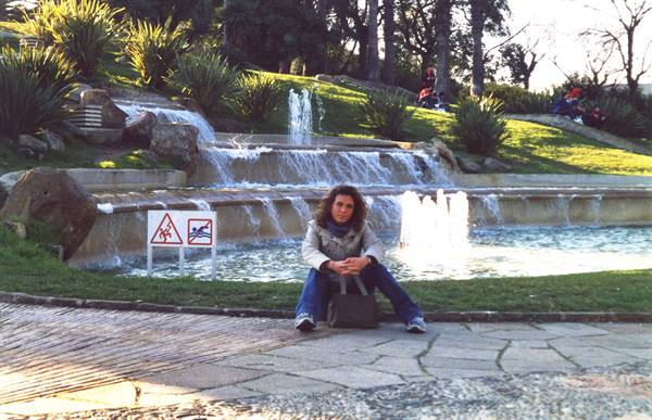 me in the montjuic gardens