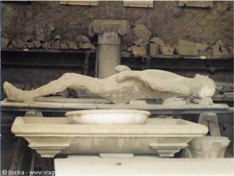 man of pompeii, what remains....