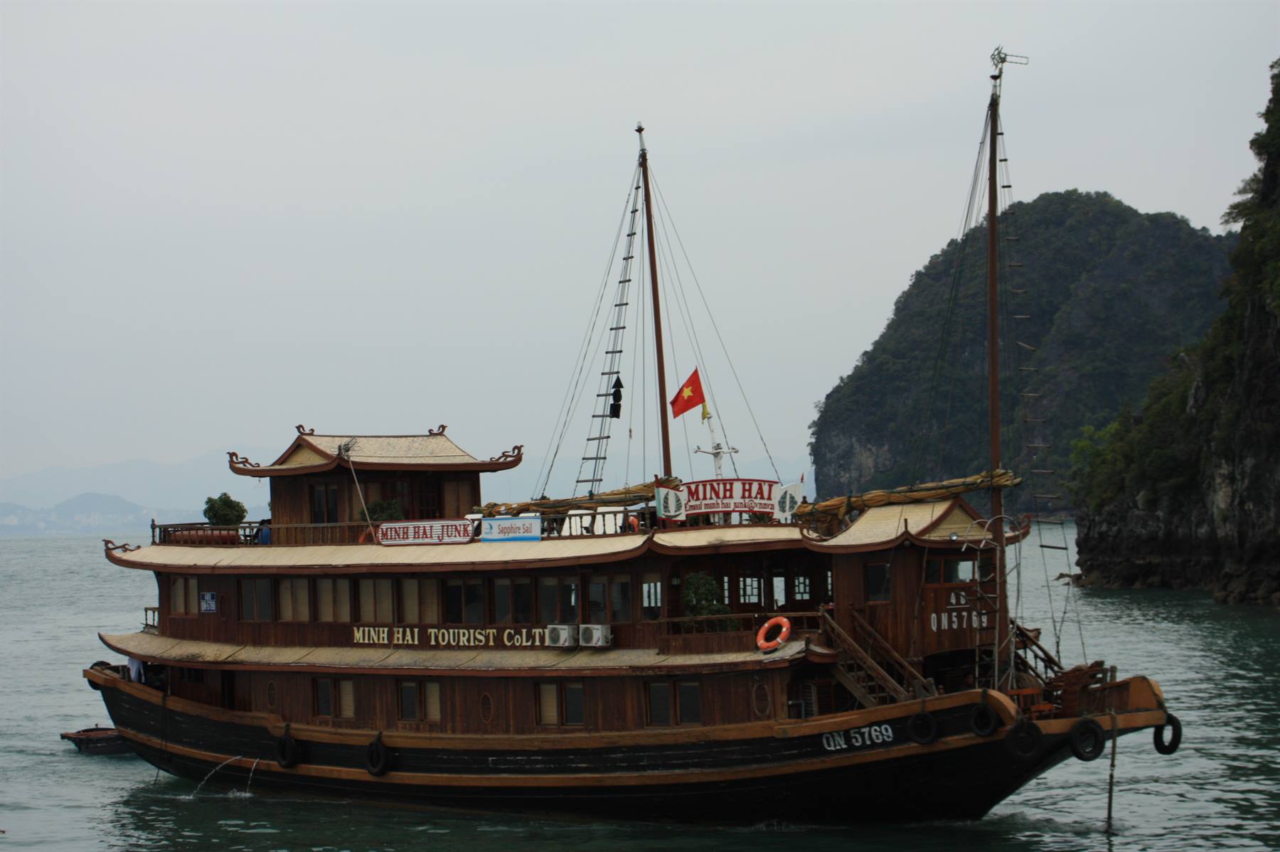 Typical boat on the Bay