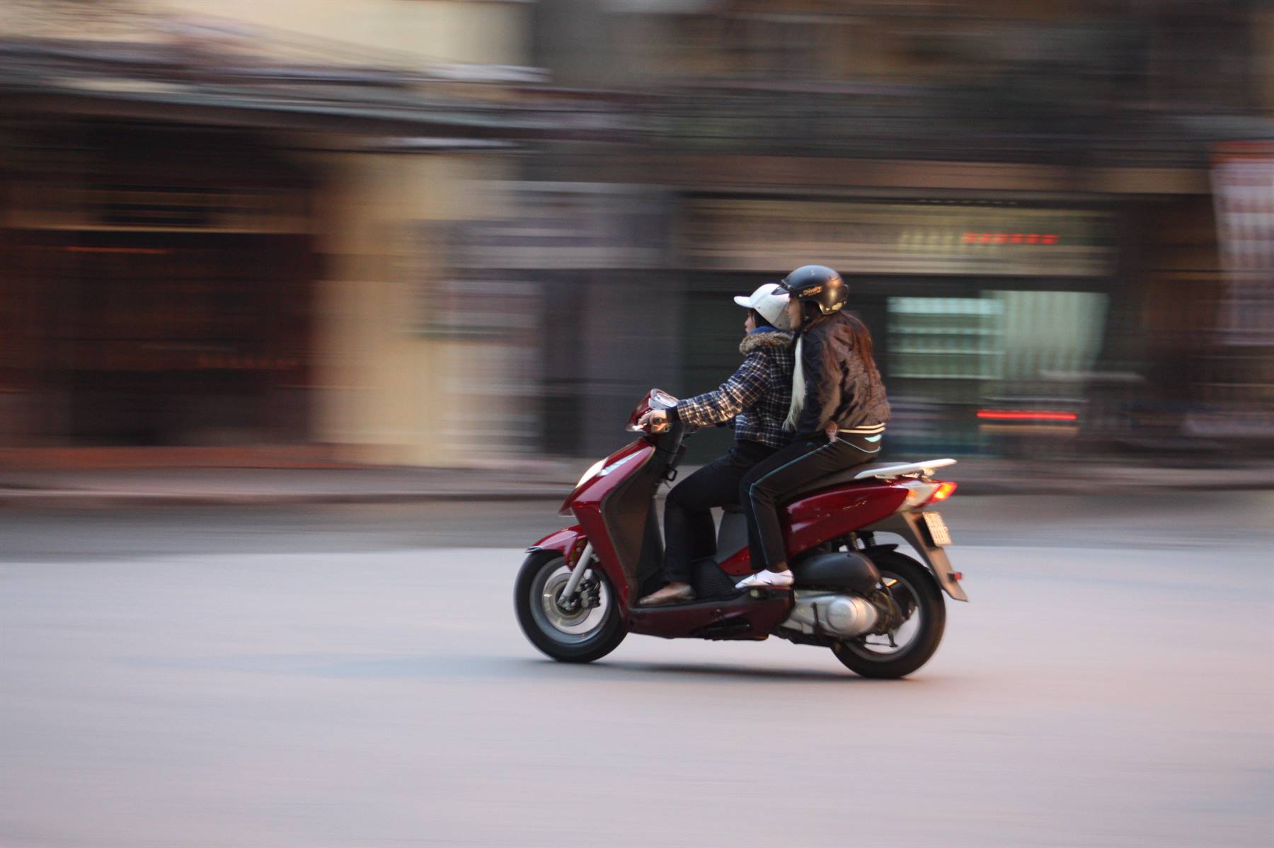One of the 4 million scooters in Saigon