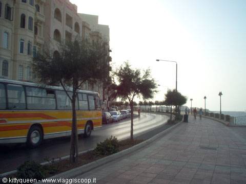 GLIMPSE OF THE SLIEMA SEAFRONT