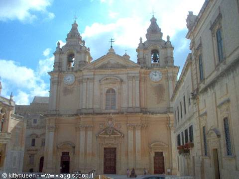 THE CATHEDRAL OF SAINT PETER AND PAUL IN MDINA