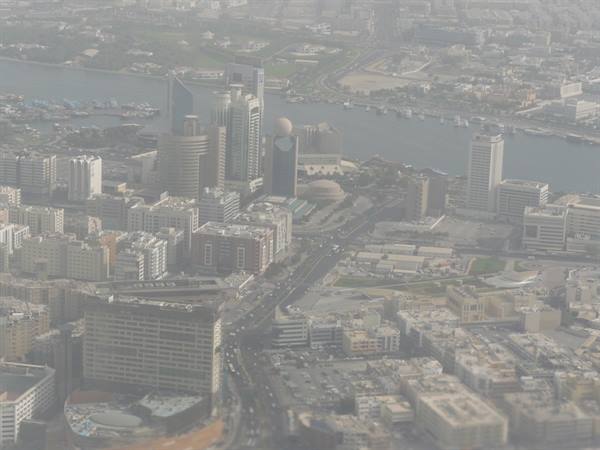 Landing in Dubai
