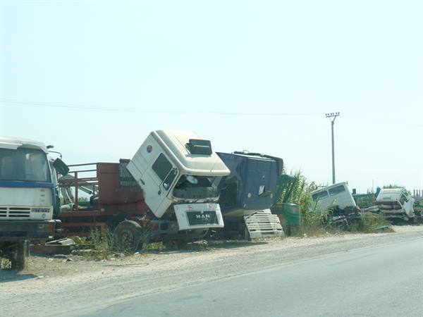 Along the Albanian roads