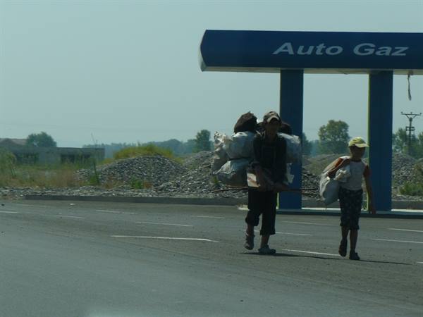 Along the Albanian roads