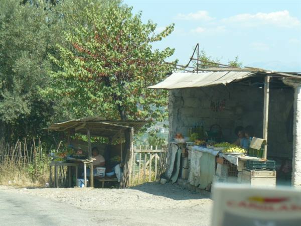 Along the Albanian roads