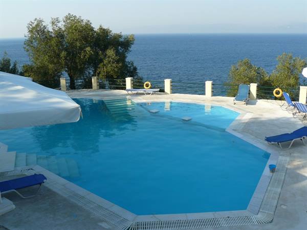 Blue on Blue - Our pool