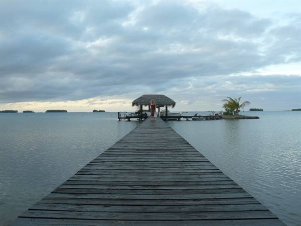The pier of Fare Pea Iti