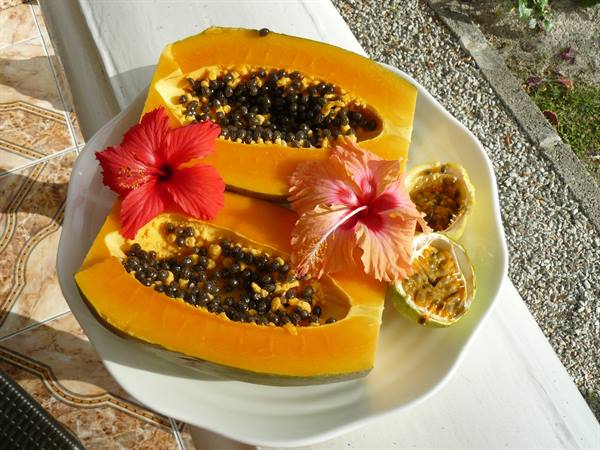 Breakfast in Praslin